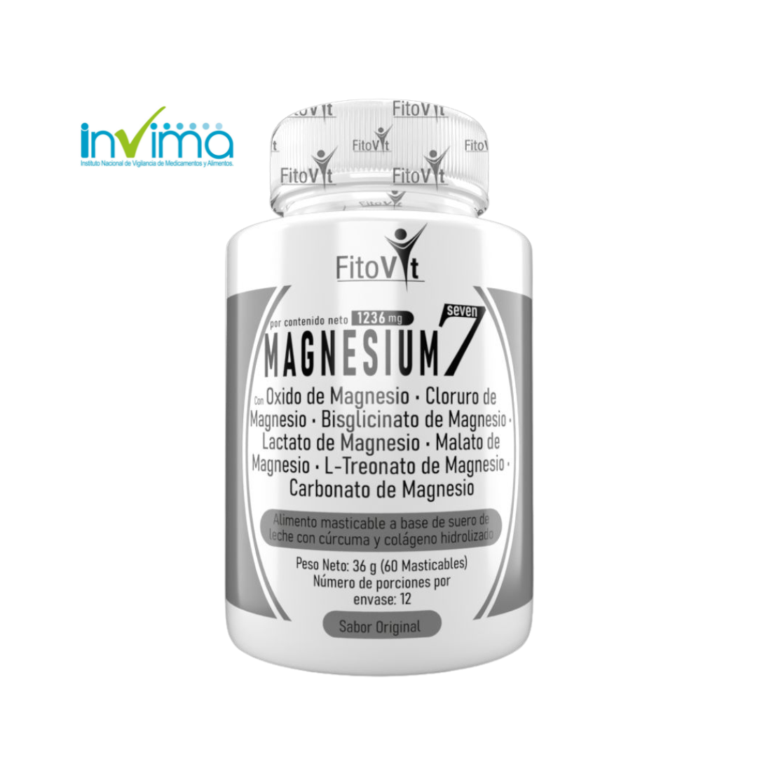 MAGNESIUM 7 TIPOS FITOVIT 60 UNIDADES