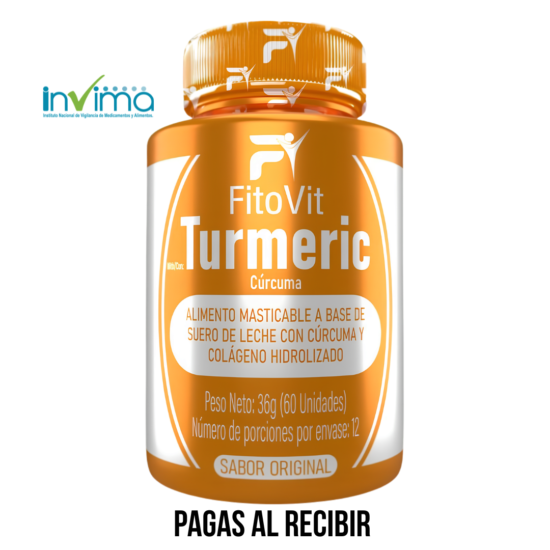 CURCUMA Y COLÁGENO HIDROLIZADO X 60 UNIDADES