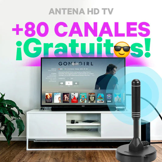 Antena HD + 80 canales Gratis